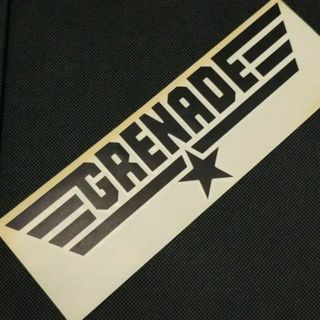 GRENADE グレネード DIECUTLOGOSTICKER 黒 ステッカー(アクセサリー)