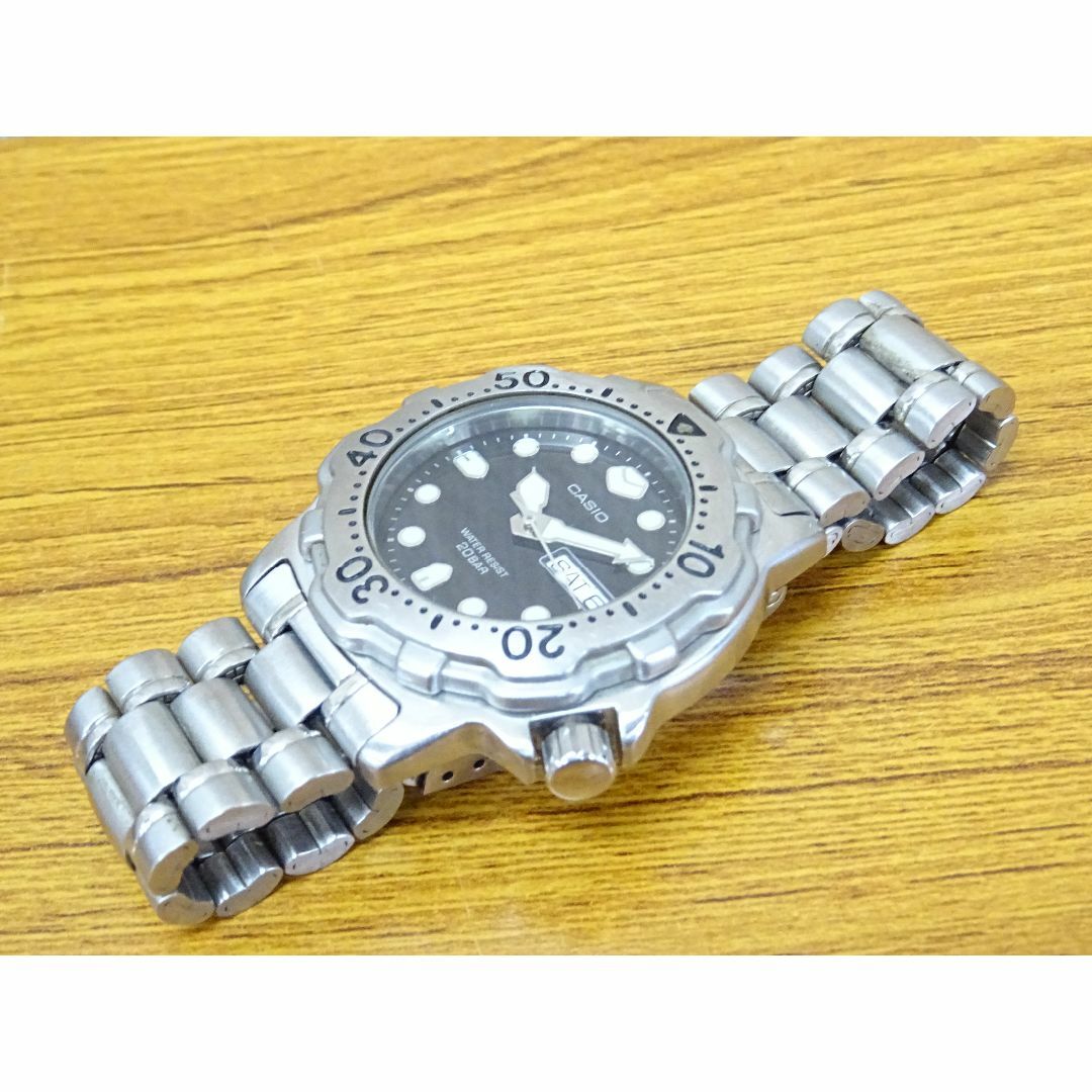 CASIO(カシオ)のK天025/ カシオ ダイバー クオーツ デイデイト 腕時計 メンズの時計(腕時計(アナログ))の商品写真
