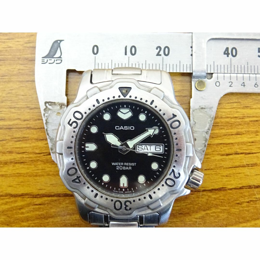 CASIO(カシオ)のK天025/ カシオ ダイバー クオーツ デイデイト 腕時計 メンズの時計(腕時計(アナログ))の商品写真