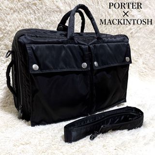 PORTER - 【稀少極美品】ポーター × マッキントッシュ 3wayビジネスバッグ ブラック