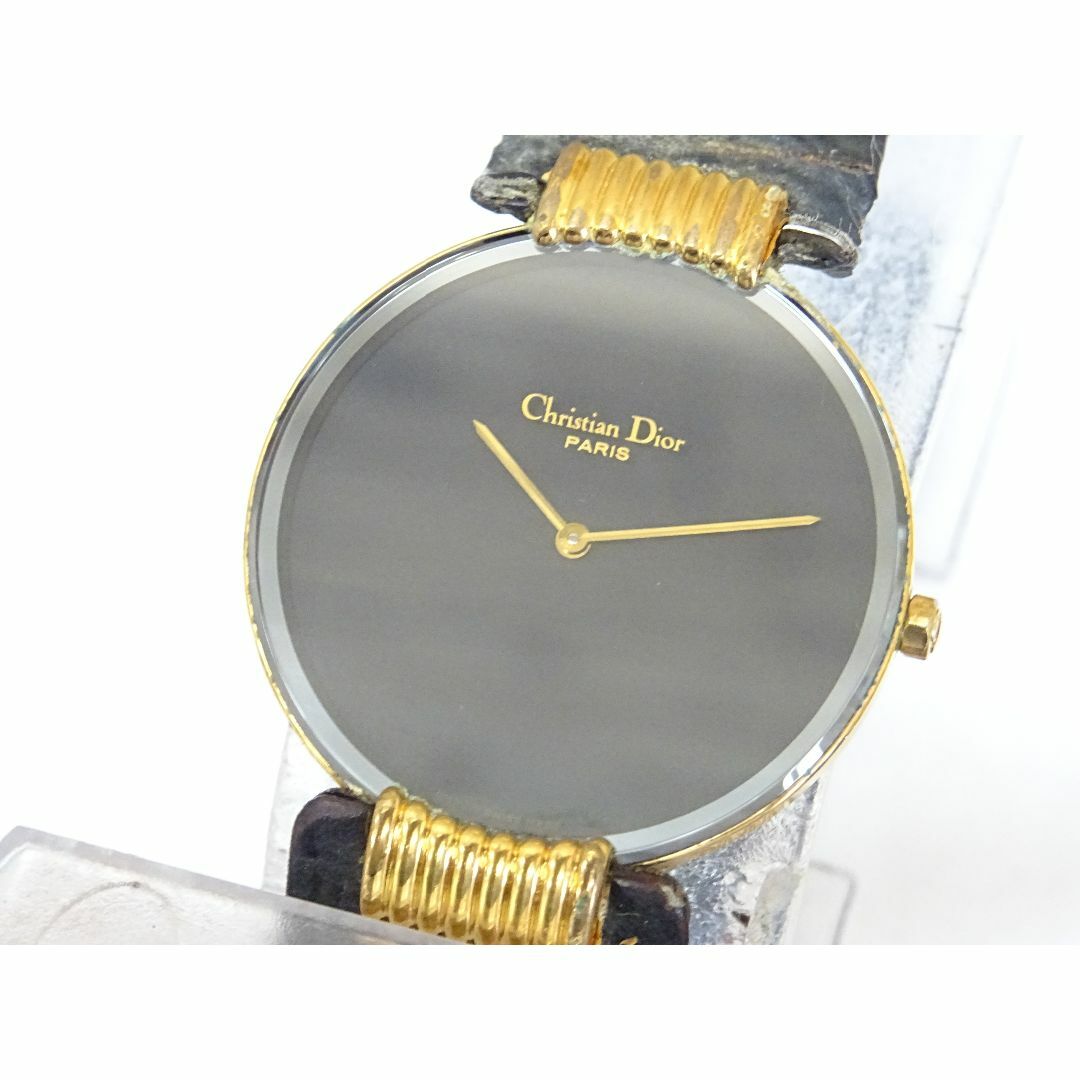 Christian Dior(クリスチャンディオール)のK天027/ DIOR バギラ 腕時計 クオーツ ブラック文字盤  レディースのファッション小物(腕時計)の商品写真