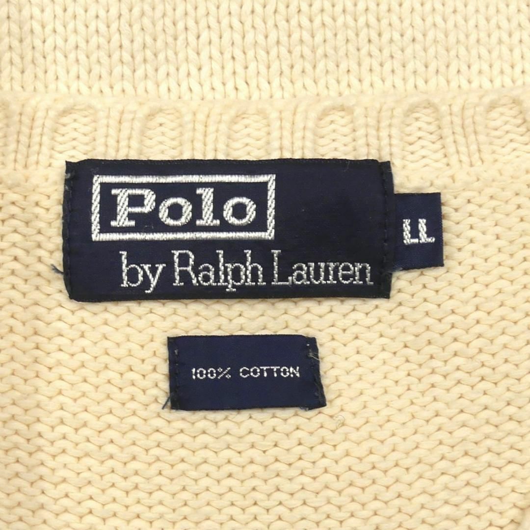 POLO RALPH LAUREN(ポロラルフローレン)のラルフローレン ベスト セーター ニット XL メンズ 刺繍 TY3004 メンズのトップス(ベスト)の商品写真