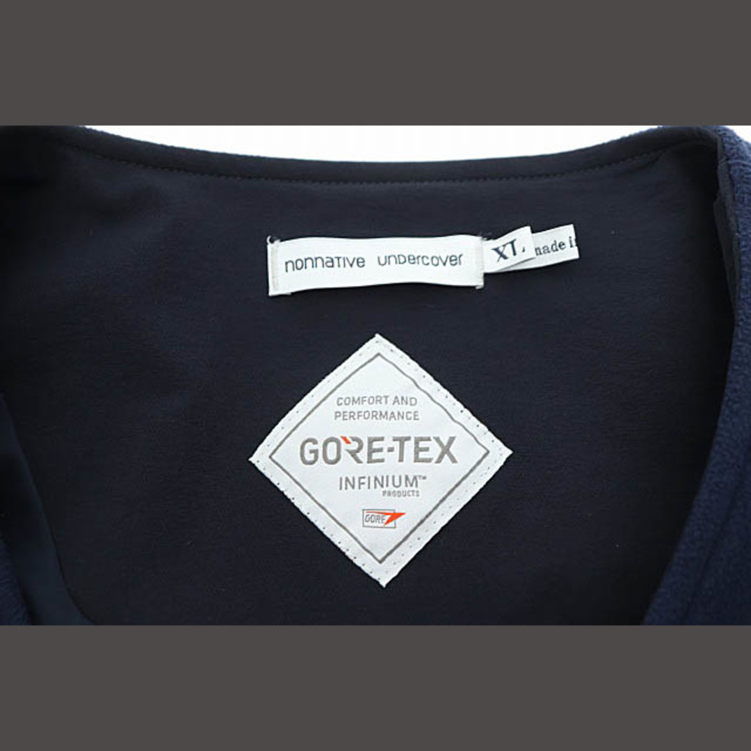 UNDERCOVER(アンダーカバー)のアンダーカバー × ノンネイティブ 22AW フリース モンク コート XL 紺 メンズのジャケット/アウター(その他)の商品写真