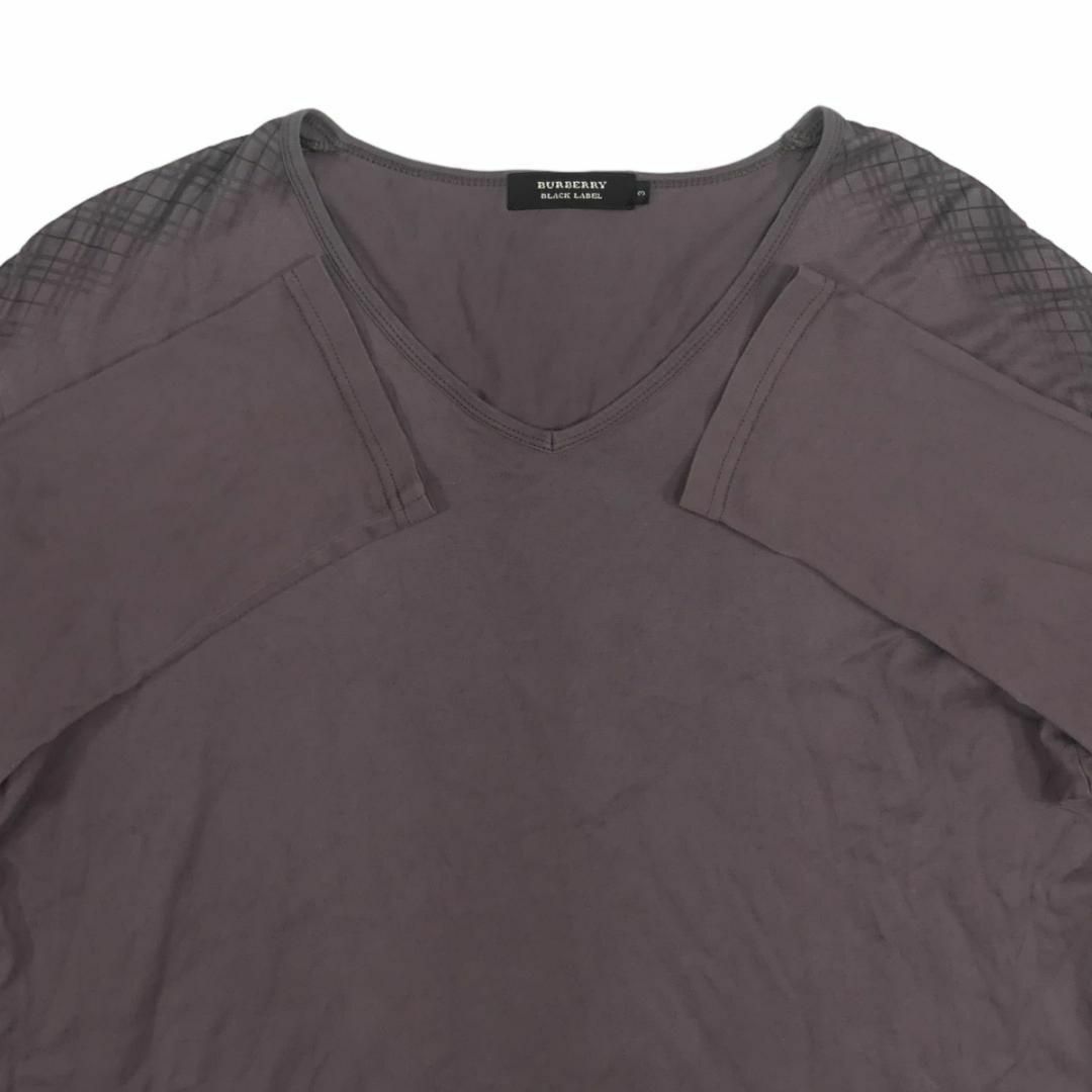 BURBERRY BLACK LABEL(バーバリーブラックレーベル)の廃盤 バーバリーブラックレーベル Tシャツ L ロンT カットソー TY3012 メンズのトップス(Tシャツ/カットソー(七分/長袖))の商品写真