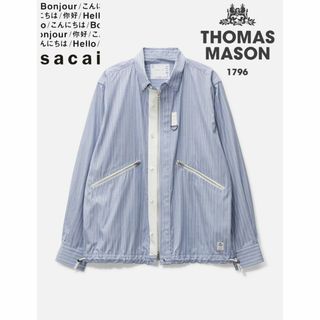 サカイ(sacai)のSACAI トーマス メイソン コットン ポプリン シャツ(シャツ)