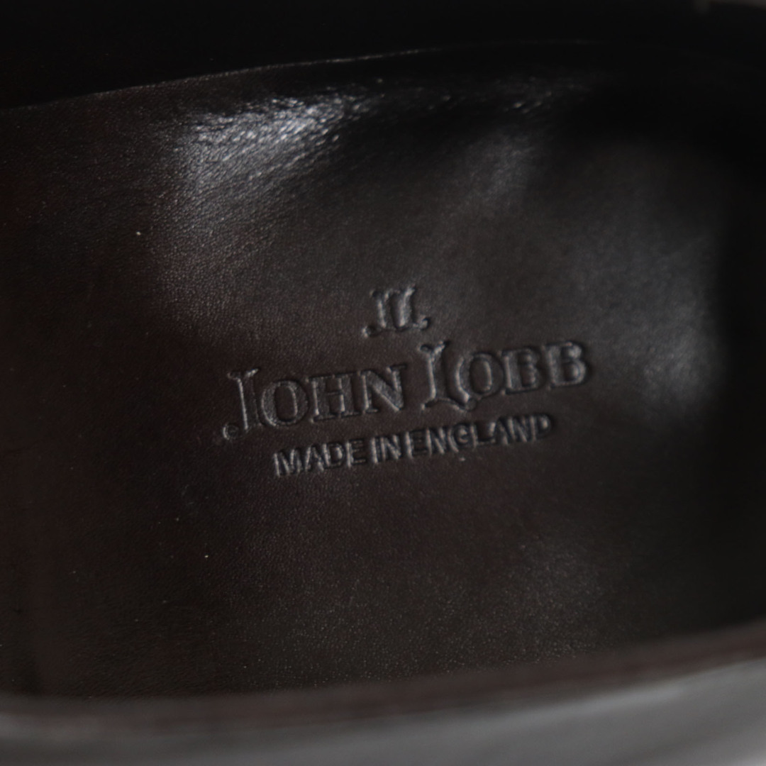 JOHN LOBB(ジョンロブ)の未使用品 John Lobb ジョンロブ REDMIRE レドマイヤー プレステージライン 7000ラスト モンクストラップ レザーシューズ ダークブラウン 7 英国製 メンズ メンズの靴/シューズ(その他)の商品写真