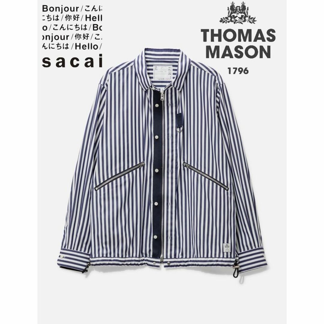 sacai(サカイ)のSACAI トーマス メイソン コットン ポプリン シャツ メンズのトップス(シャツ)の商品写真