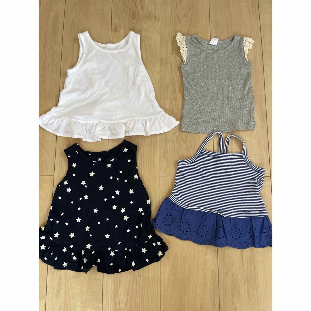 babyGAP(ベビーギャップ)の女の子まとめ売り　80サイズ　16着 キッズ/ベビー/マタニティのベビー服(~85cm)(ワンピース)の商品写真