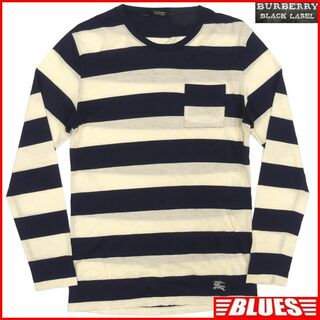 バーバリーブラックレーベル(BURBERRY BLACK LABEL)の廃盤 バーバリーブラックレーベル Tシャツ L ロンT カットソー TY3011(Tシャツ/カットソー(七分/長袖))