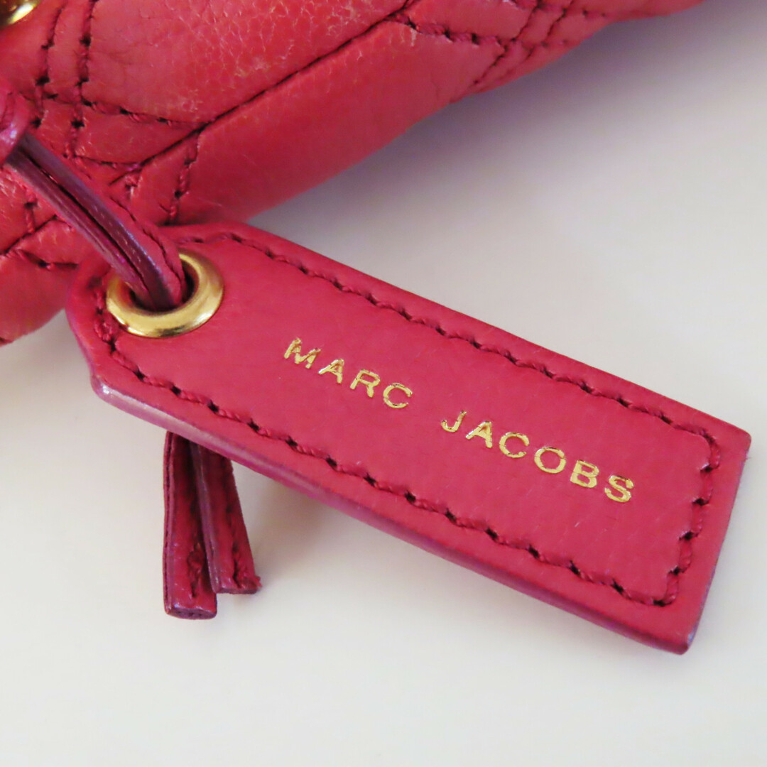 MARC JACOBS(マークジェイコブス)のS03 MARC JACOBS マークジェイコブス キルティング レザー チェーンショルダーバッグ レッド レディースのバッグ(ショルダーバッグ)の商品写真