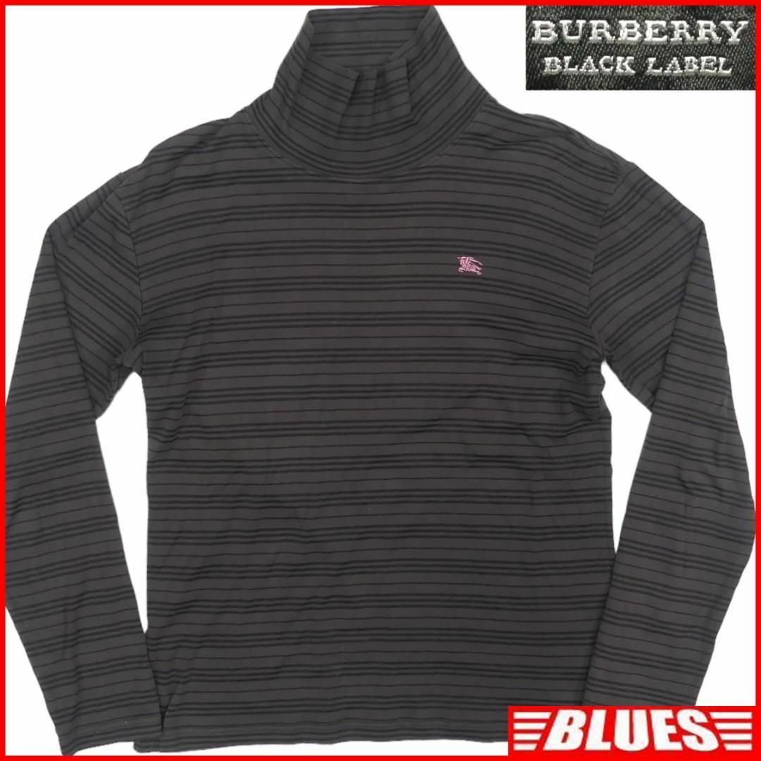 BURBERRY BLACK LABEL(バーバリーブラックレーベル)の廃盤 バーバリーブラックレーベル Tシャツ M ロンT カットソー TY3014 メンズのトップス(Tシャツ/カットソー(七分/長袖))の商品写真