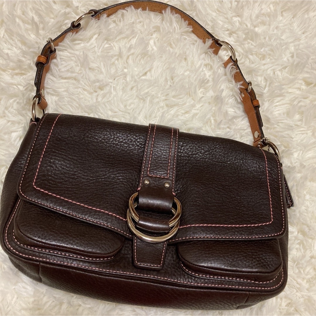 COACH コーチ　レザー　ショルダーバッグ