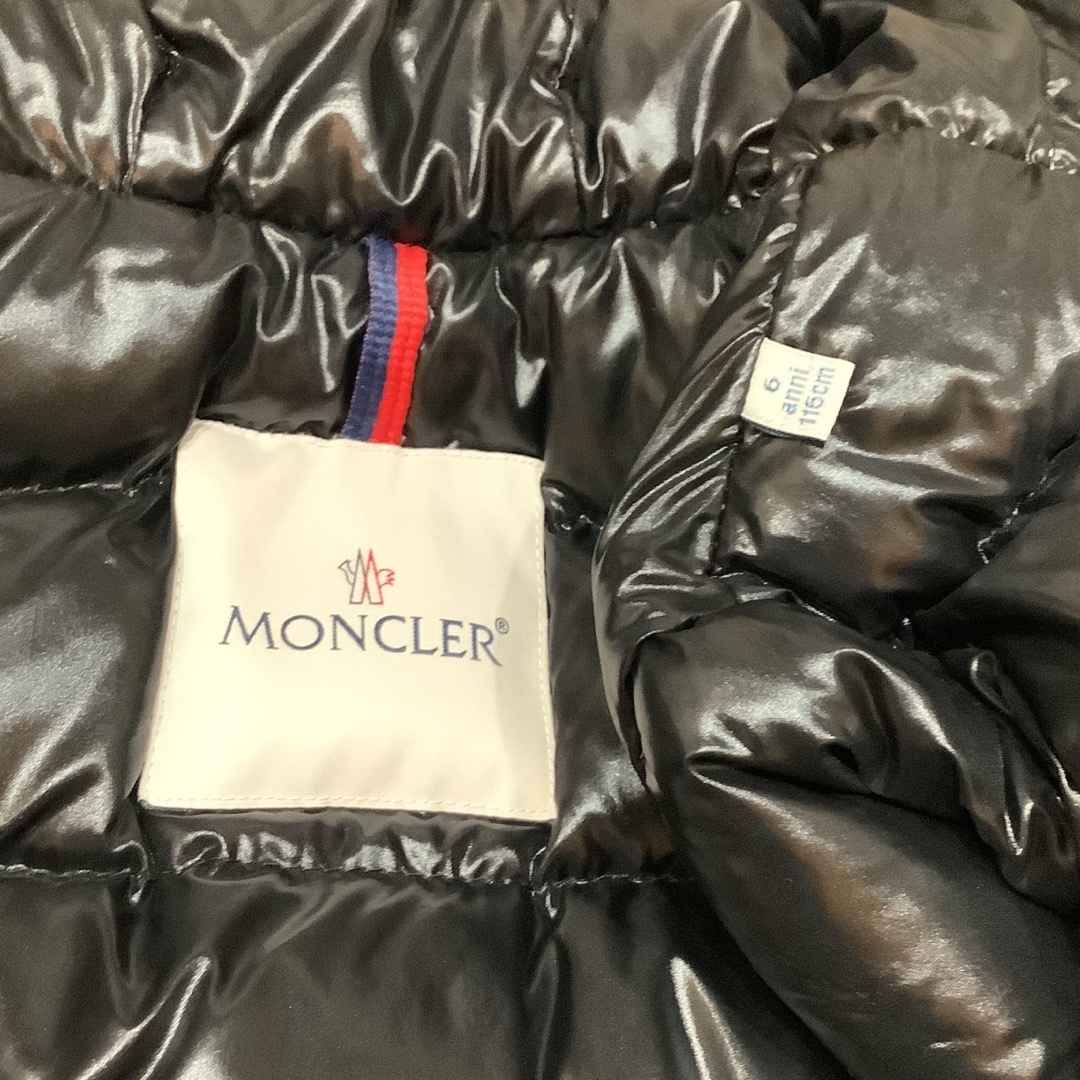 MONCLER(モンクレール)の18年製 モンクレール MONCLER  ダウンジャケット ブラック 黒  キッズ/ベビー/マタニティのキッズ服男の子用(90cm~)(ジャケット/上着)の商品写真