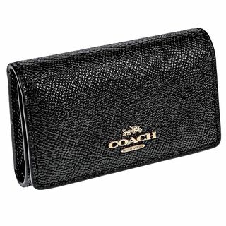 コーチ(COACH)の未使用 正規品 コーチ キーケース 5連 レディース ブラック PVCレザー(キーケース)
