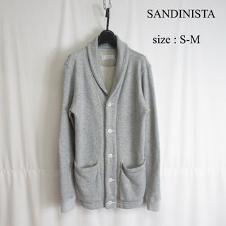 サンディニスタ(Sandinista)のSANDINISTA ショールカラー スウェット ジャケット カーディガン 綿(カーディガン)