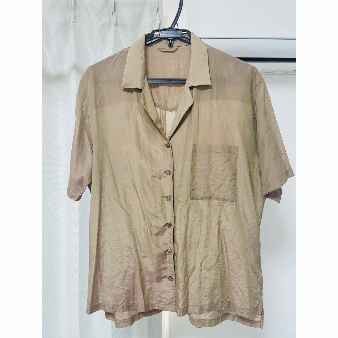 TODAYFUL(トゥデイフル)のSilk Boyfriend Shirts レディースのトップス(Tシャツ(半袖/袖なし))の商品写真