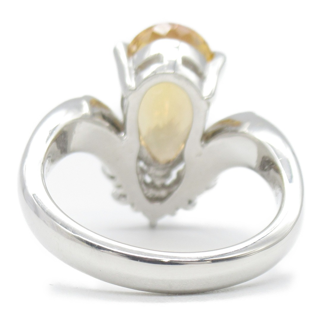 ジュエリー インペリアルトパーズ ダイヤモンド リング リング・指輪 レディースのアクセサリー(リング(指輪))の商品写真