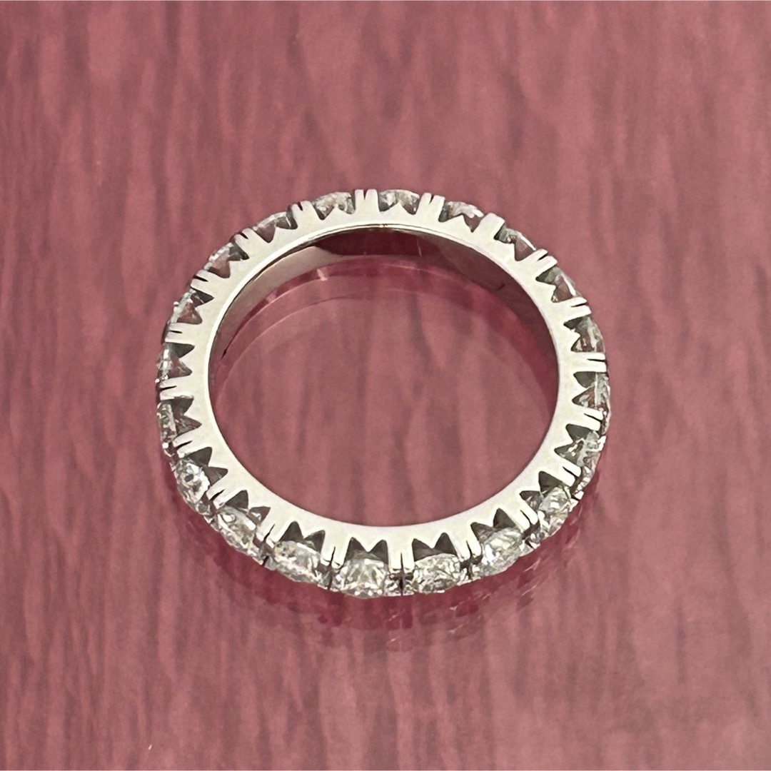 MR03-1／16.5号3㎜フルエタニティ モアサナイト リング♡シルバー925 レディースのアクセサリー(リング(指輪))の商品写真