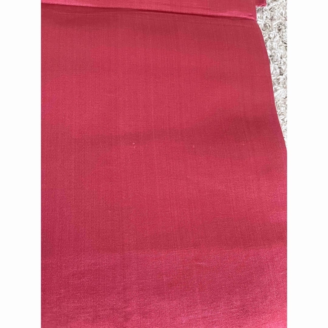 たまき様専用 帯 昭和 レトロ アンティーク 赤 ピンク 鳥 白鳥 レディースの水着/浴衣(帯)の商品写真