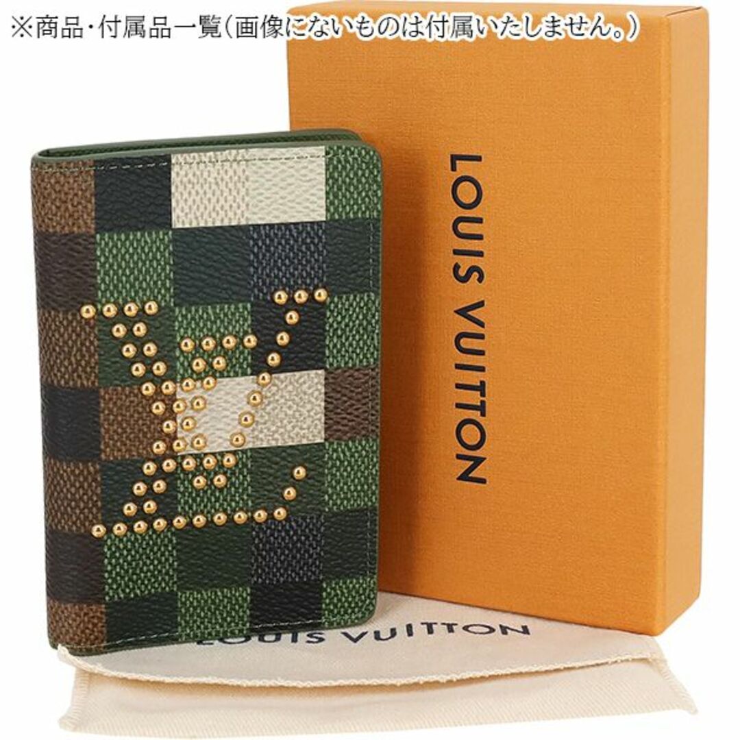 LOUIS VUITTON(ルイヴィトン)のルイヴィトン オーガナイザードゥポッシュ ダモフラージュ ダミエ ピクセル LVスタッズ カモフラージュ 迷彩柄 カードケース カード入れ 新品 限定 h-c956 メンズのファッション小物(名刺入れ/定期入れ)の商品写真