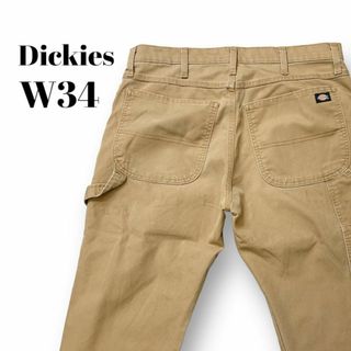 ディッキーズ(Dickies)のDickies　ディッキーズ　ペインターパンツ　古着　ブラウン　茶色　W34(ワークパンツ/カーゴパンツ)