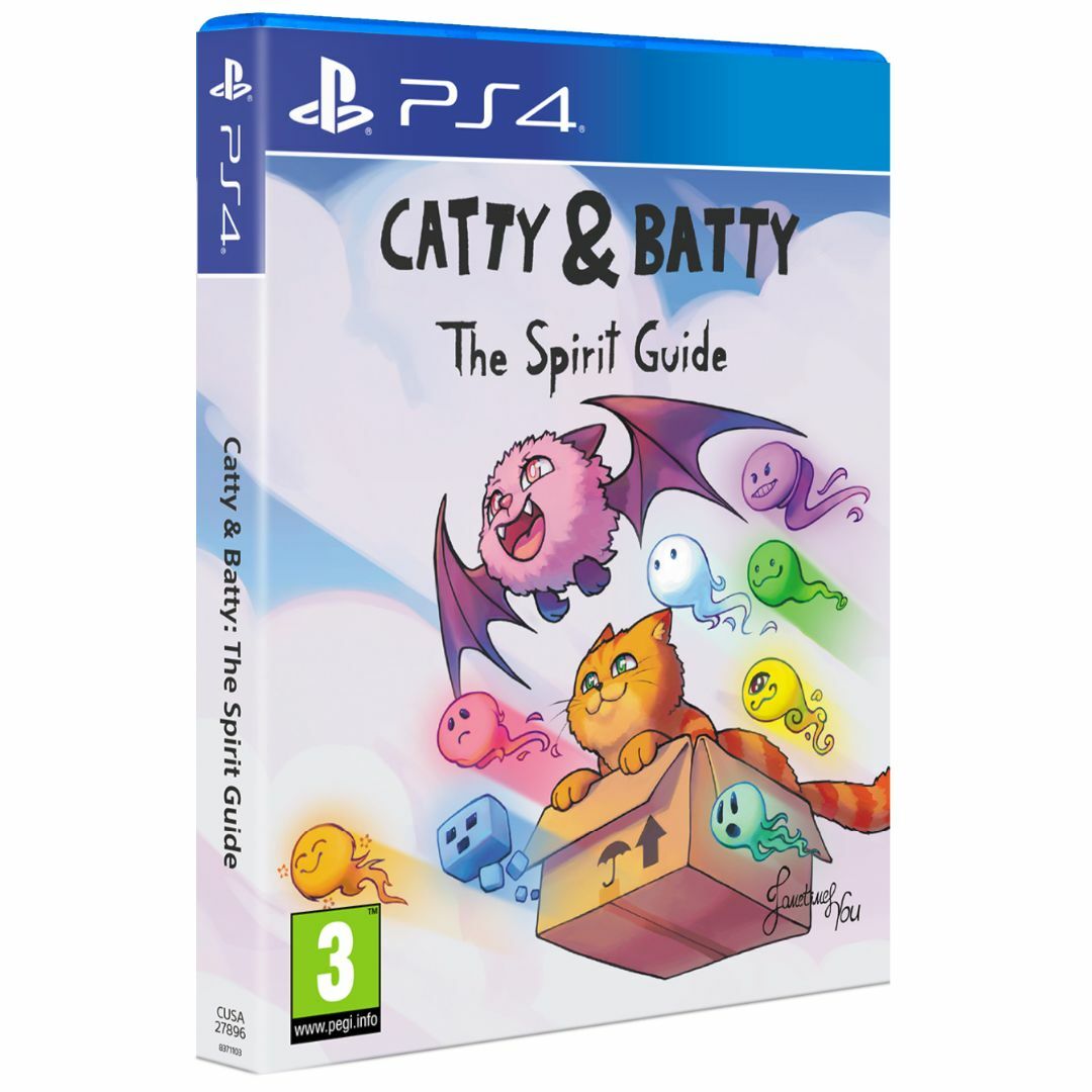 PlayStation4(プレイステーション4)の【新品】CATTY&BATTY: THE SPIRIT GUIDE【限定品】 エンタメ/ホビーのゲームソフト/ゲーム機本体(家庭用ゲームソフト)の商品写真