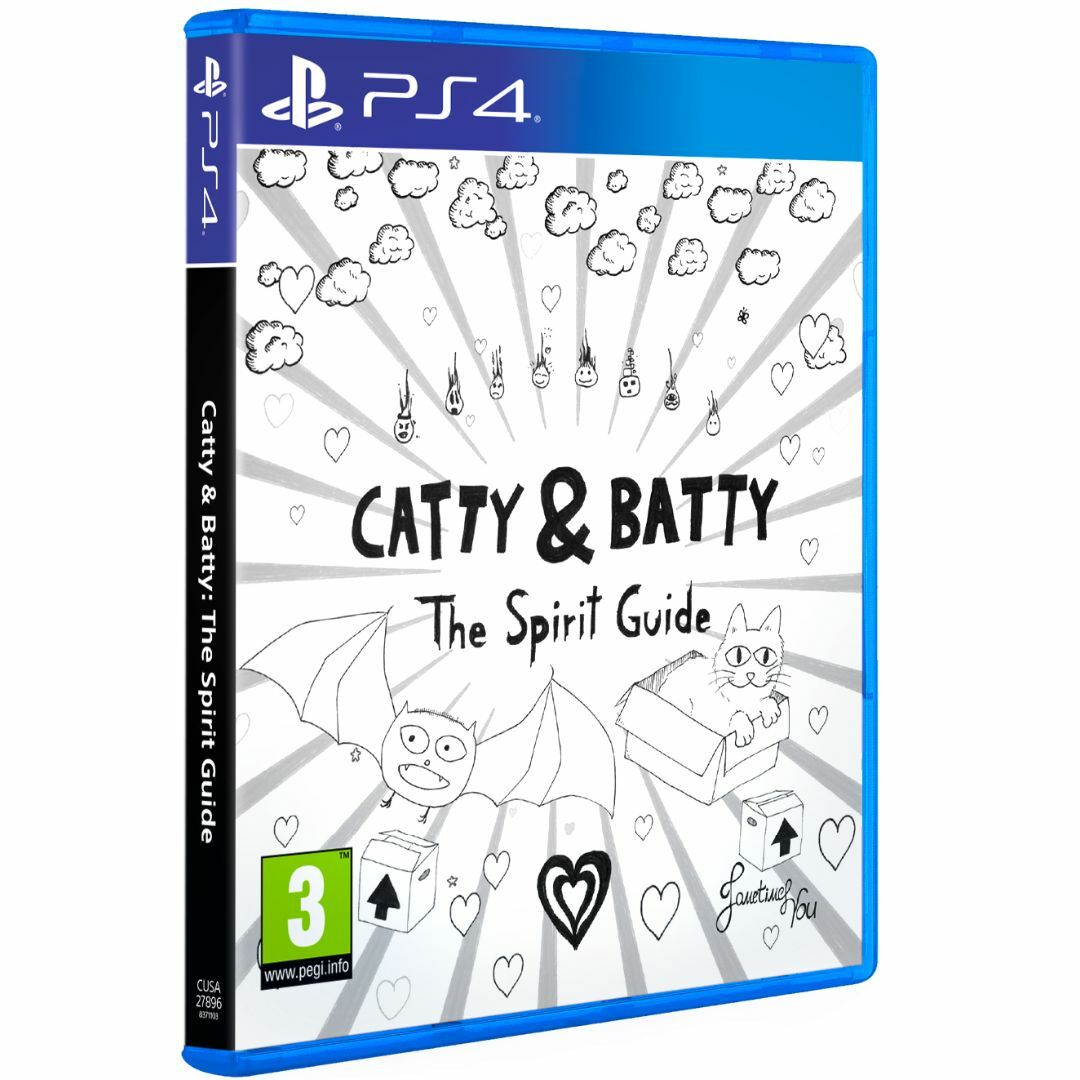PlayStation4(プレイステーション4)の【新品】CATTY&BATTY: THE SPIRIT GUIDE【限定品】 エンタメ/ホビーのゲームソフト/ゲーム機本体(家庭用ゲームソフト)の商品写真