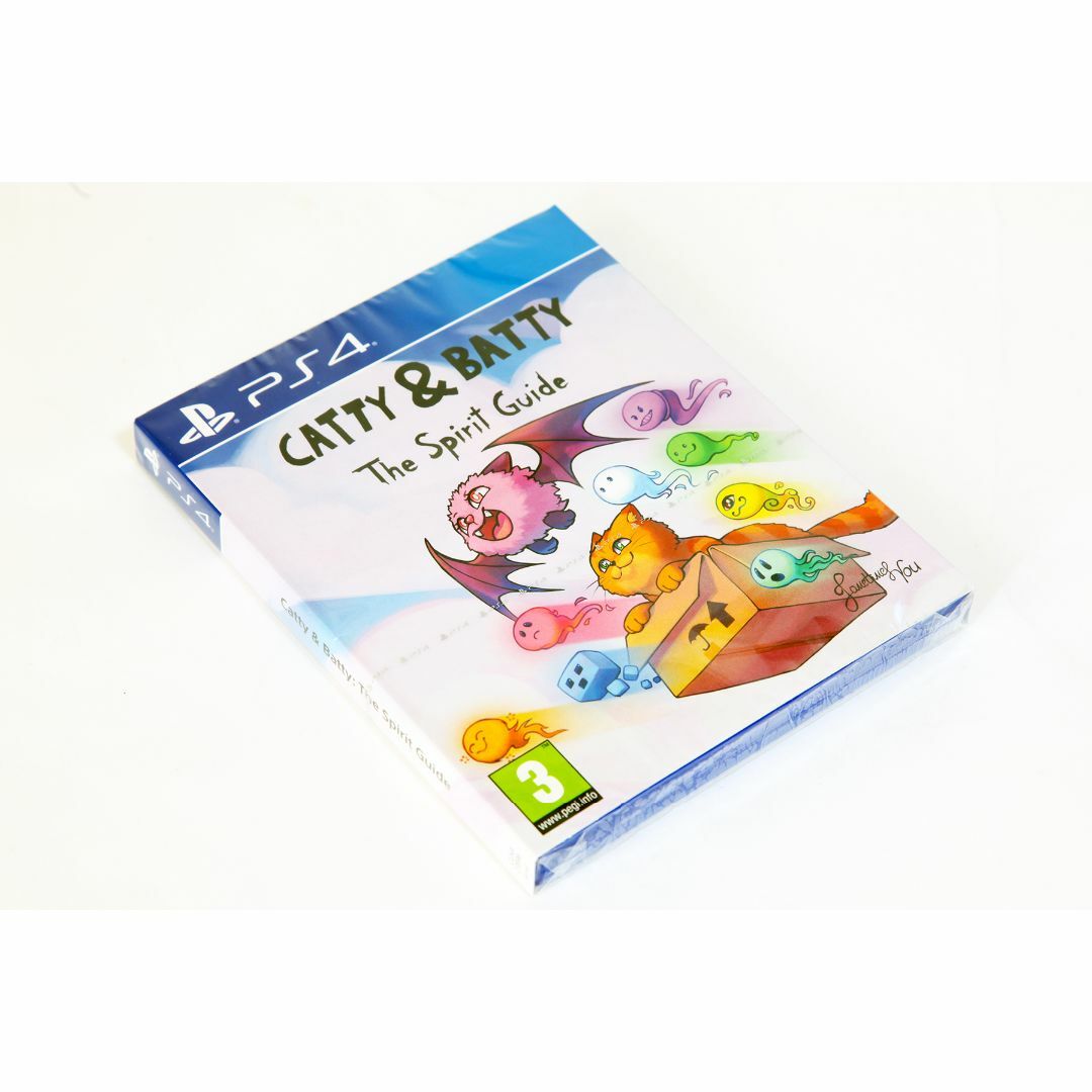 PlayStation4(プレイステーション4)の【新品】CATTY&BATTY: THE SPIRIT GUIDE【限定品】 エンタメ/ホビーのゲームソフト/ゲーム機本体(家庭用ゲームソフト)の商品写真