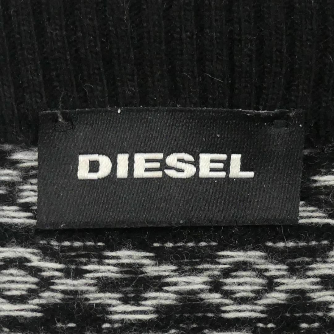 DIESEL(ディーゼル)のDIESEL ディーゼル セーター ニット カシミヤ メンズ M 黒TY3023 メンズのトップス(ニット/セーター)の商品写真