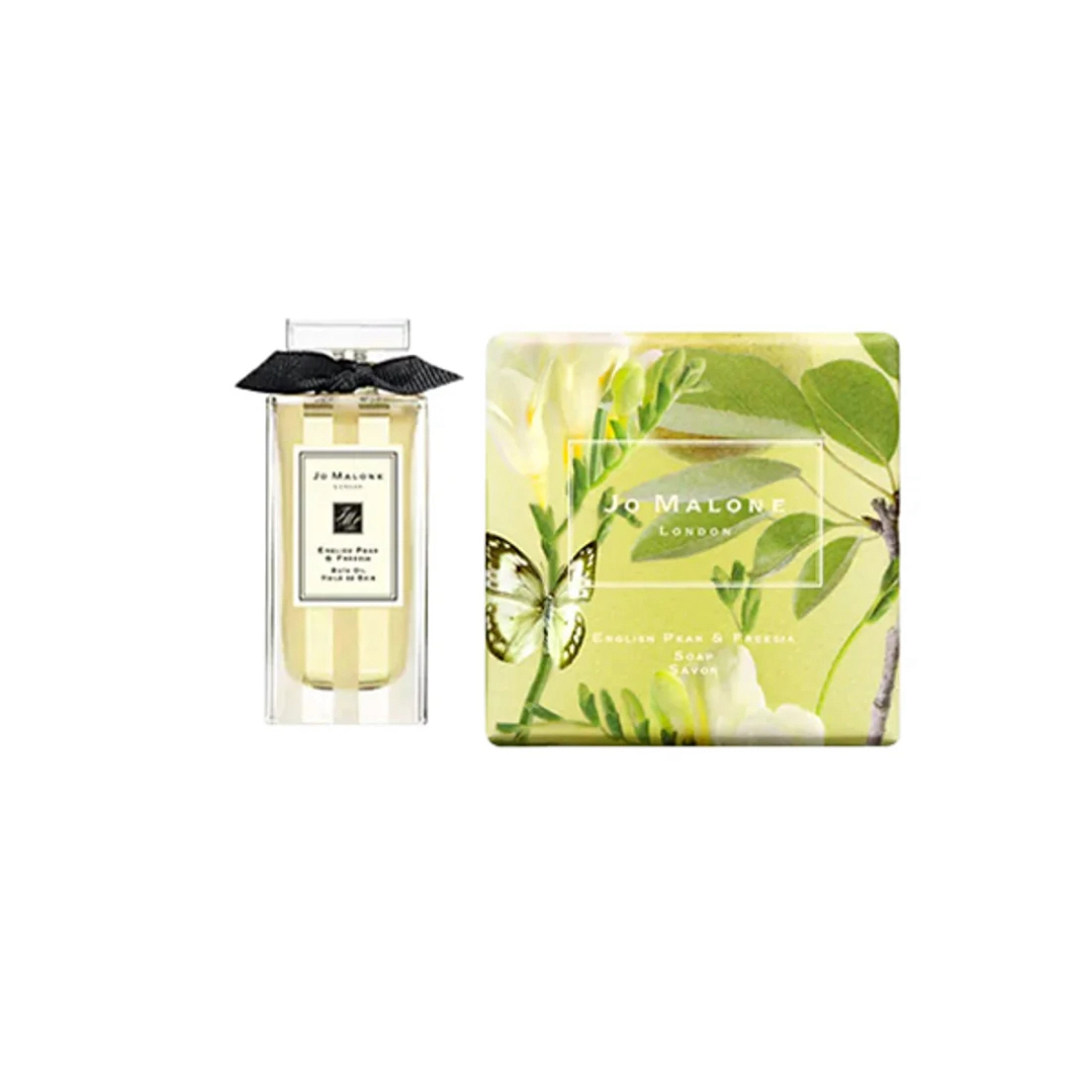 Jo Malone(ジョーマローン)のJoMaloneLondon イングリッシュペアーフリージアソープ+バスオイル コスメ/美容のボディケア(バスグッズ)の商品写真