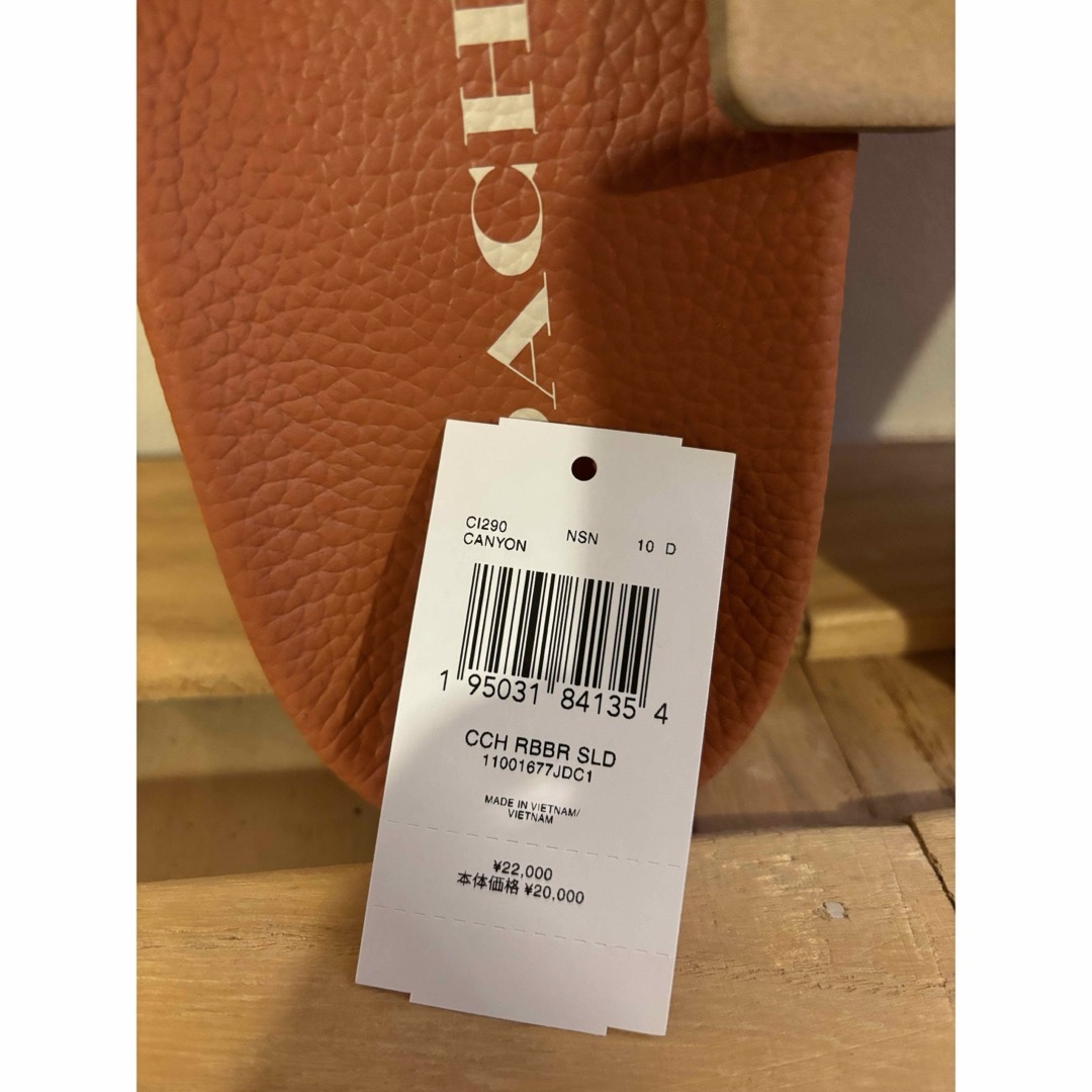 COACH(コーチ)の新品　COACH スライドコーチ メンズ サンダル　28cm  メンズの靴/シューズ(サンダル)の商品写真