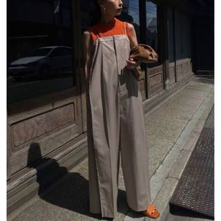 ameri SIDE CUT OFF SUSPENDER PANTS