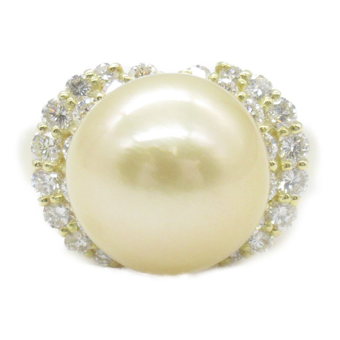 ジュエリー ゴールデンパール ダイヤモンド リング リング・指輪 レディースのアクセサリー(リング(指輪))の商品写真