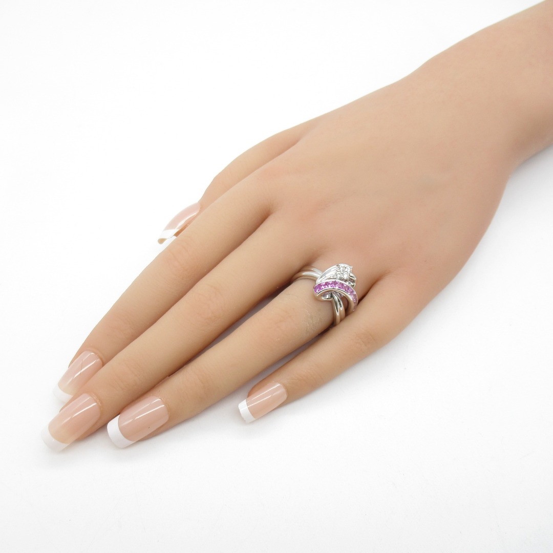 ジュエリー サファイア ダイヤモンド リング リング・指輪 レディースのアクセサリー(リング(指輪))の商品写真