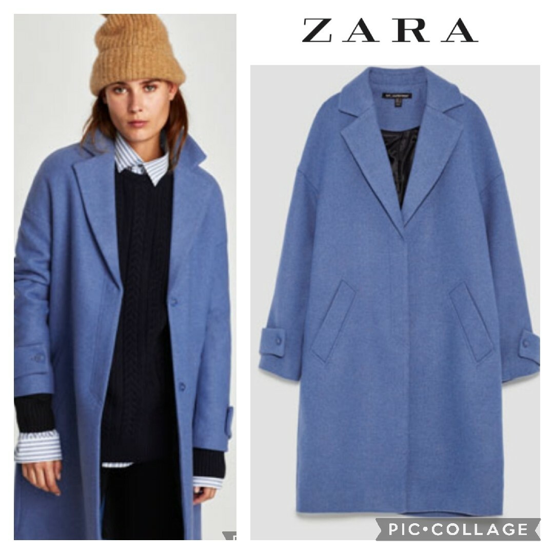 ZARA(ザラ)のZARA　コート　未使用 レディースのジャケット/アウター(ロングコート)の商品写真