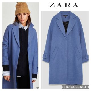 ZARA - ZARA ベルト付きヘリンボーン柄コートの通販 by M's shop|ザラ ZARA - ZARA ベルト付きヘリンボーン柄コートの通販 by M's shop|ザラ