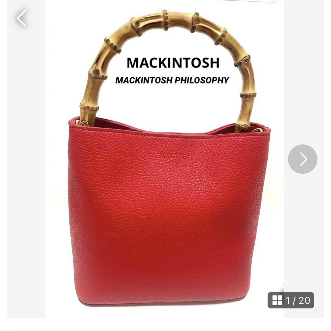 MACKINTOSH PHILOSOPHY(マッキントッシュフィロソフィー)の新品同様MACKINTOSH PHILOSOPHY ミニショルダー・ハンドバッグ レディースのバッグ(ハンドバッグ)の商品写真