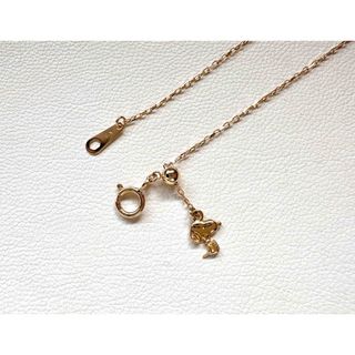 スヌーピー(SNOOPY)のSNOOPY  チェーンネックレス  K18(ネックレス)