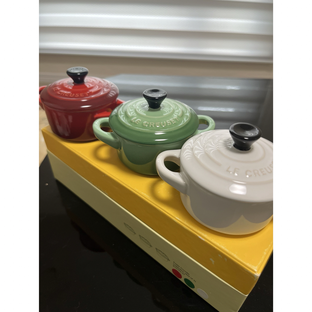 LE CREUSET(ルクルーゼ)のル・クルーゼ　プチココット　３個セット⭐︎ インテリア/住まい/日用品のキッチン/食器(食器)の商品写真