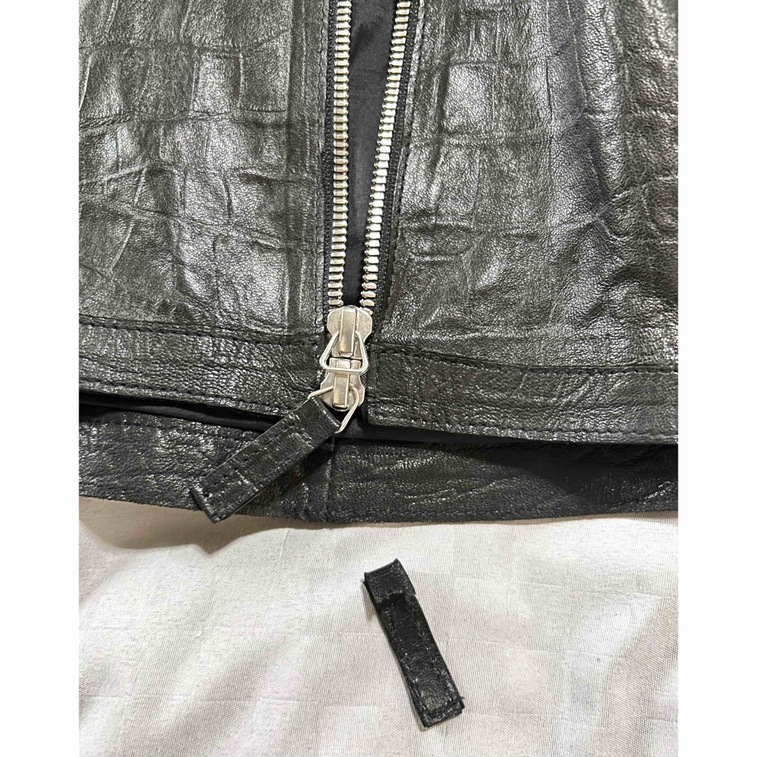 EMPORIO ARMANI - 【エンポリオ アルマーニ】レザー ジャケット EMPORIO ARMANI - 【エンポリオ アルマーニ】レザー ジャケット