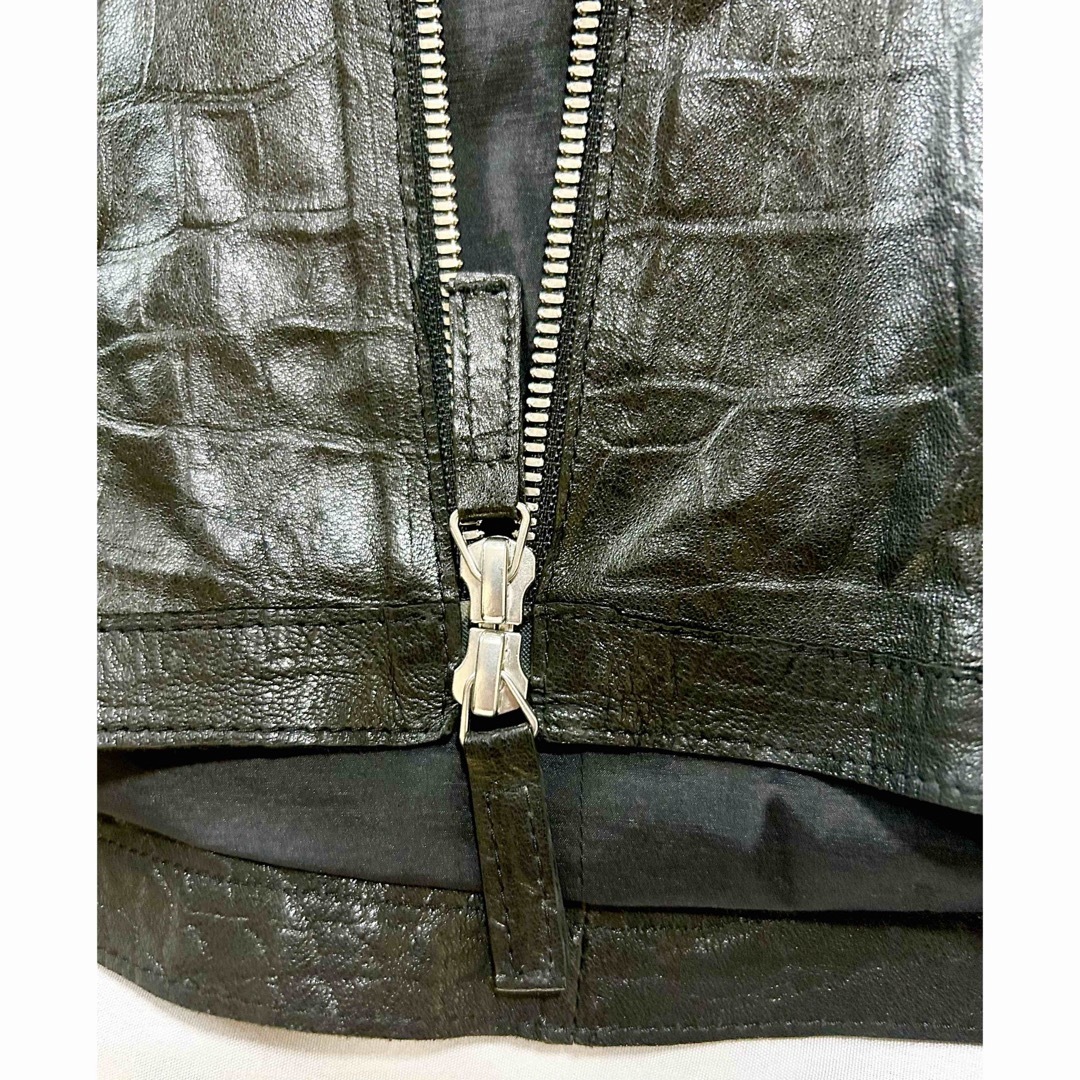 EMPORIO ARMANI - 【エンポリオ アルマーニ】レザー ジャケット EMPORIO ARMANI - 【エンポリオ アルマーニ】レザー ジャケット