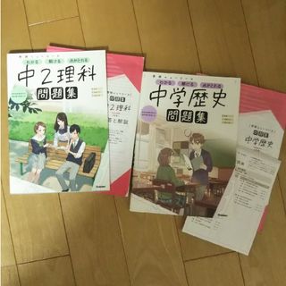 学研ニューコース問題集　中２理科 中学歴史(語学/参考書)