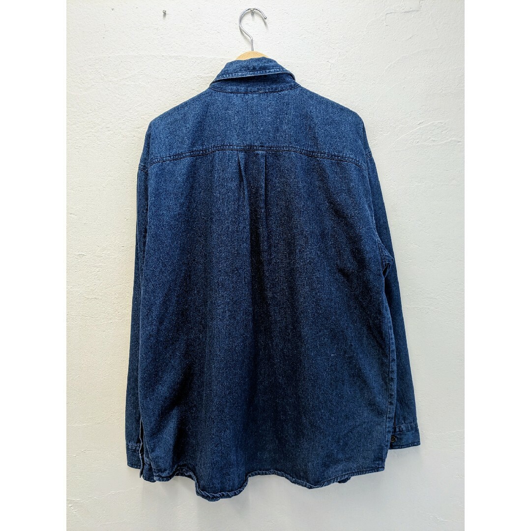 BEAMS(ビームス)のFLOWER PATTERN SILK PATCH DENIM SHIRT メンズのトップス(シャツ)の商品写真