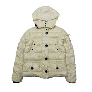 モンクレール(MONCLER)のMONCLER ダウンジャケットブルゾン パーカ フーディ アウターホワイト 0(ダウンジャケット)