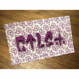 CVTVLIST CTLS PAISLEY STICKER “PURPLE”(その他)