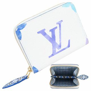 ルイヴィトン(LOUIS VUITTON)のルイヴィトン ジッピーコインパース バイザプール モノグラム ブルー ホワイト コインケース カードケース ミニ財布 ミニウォレット ファスナー財布 新品 限定 9631(財布)