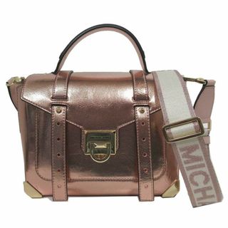 マイケルコース(Michael Kors)の【新品】マイケルコース バッグ ハンドバッグ Michael Kors マンハッタン ミディアム PVCパテント 2WAY サッチェル 斜め掛け 35H3GNCS6M  PRIMROSE アウトレット レディース MANHATTAN MEDIUM PATENT SATCHEL(ショルダーバッグ)