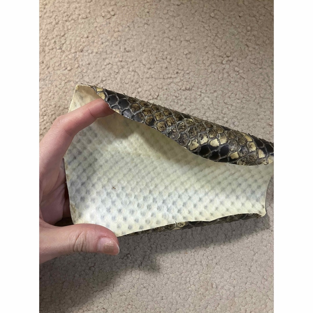 蛇革🐍ニシキヘビの皮　三線 楽器の和楽器(三線)の商品写真