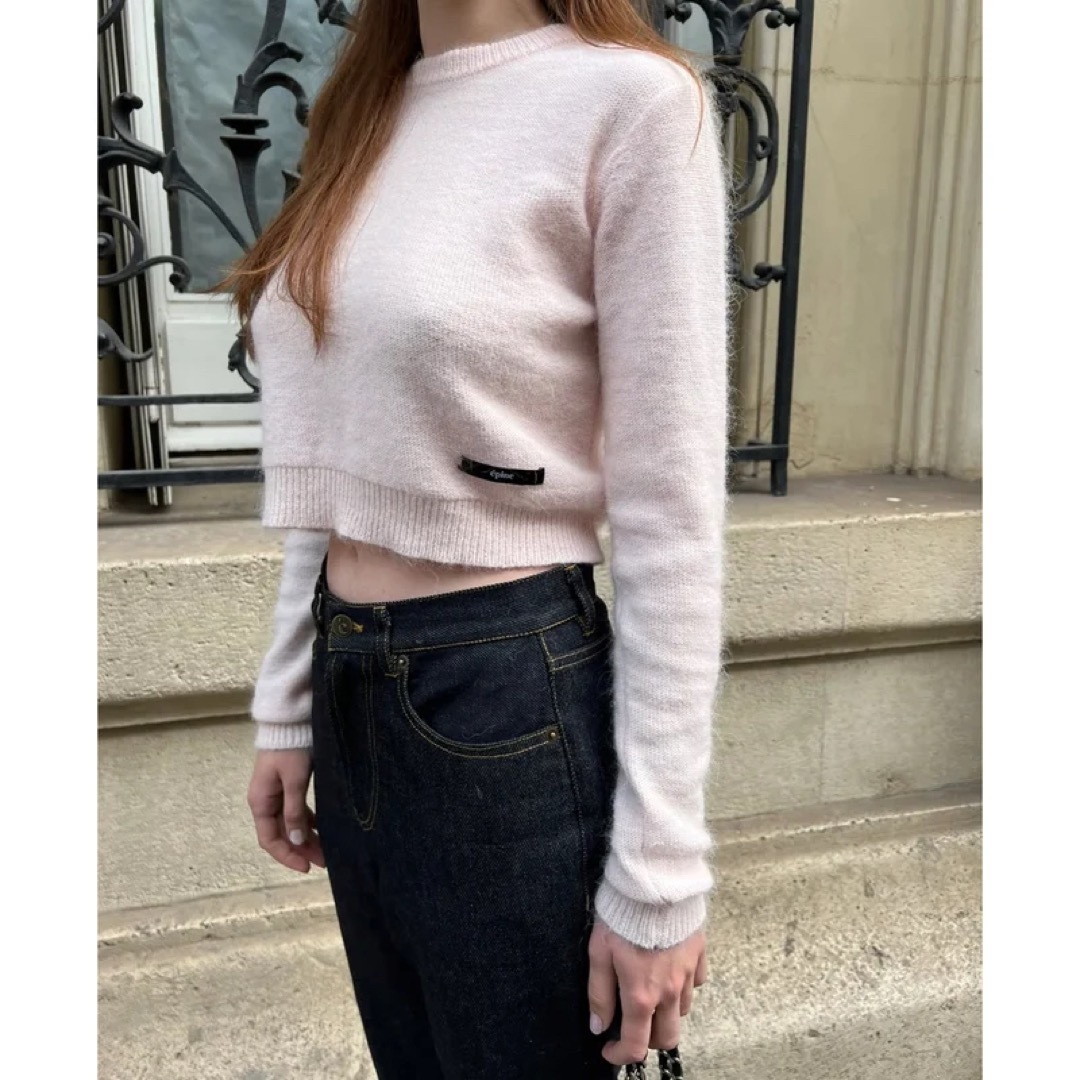 épine(エピヌ)の《Brigitte Bardot×épine》mohair knit  pink レディースのトップス(ニット/セーター)の商品写真