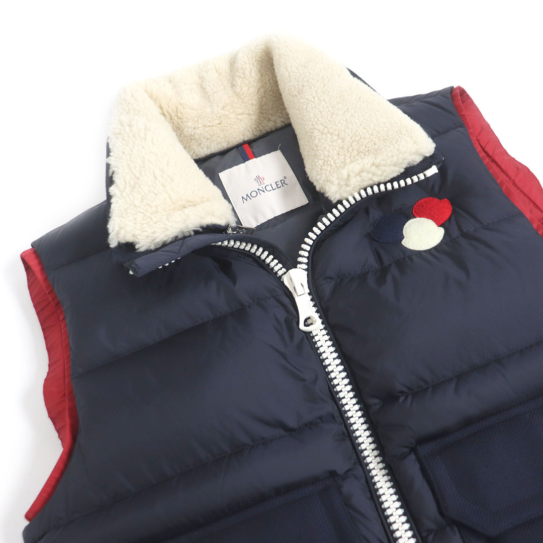 MONCLER - 極美品 MONCLER モンクレール AUBE GILET ロゴ MONCLER - 極美品 MONCLER モンクレール AUBE GILET ロゴ